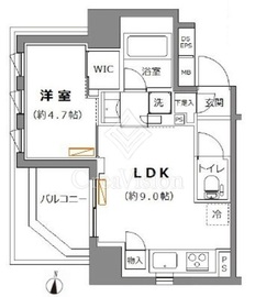 ルフォンリブレ蔵前コンセール 2階 間取り図