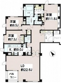 南青山高樹町パークマンション 2階 間取り図