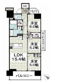パークホームズ相模大野 9階 間取り図