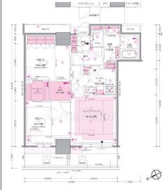 プラウドタワー小岩フロント 3階 間取り図