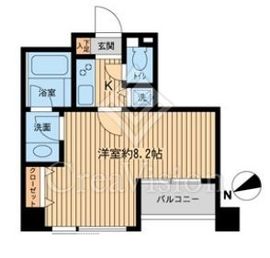 エンゼルピュア高輪 402 間取り図