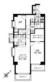 クレストヒルズ青葉台 3階 間取り図