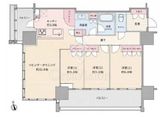 ブランズタワー芝浦 11階 間取り図