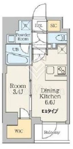 クレストコート南長崎 304 間取り図