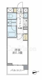 バンクサイドコート常盤 605 間取り図