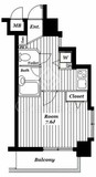 ガラ・ステージ目黒 2階 間取り図