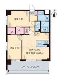 ユンパーク木場 601 間取り図