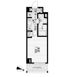 エスティメゾン哲学堂 105 間取り図