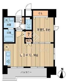 KDXレジデンス大山 605 間取り図