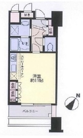 ラ・トゥール新宿 1114 間取り図