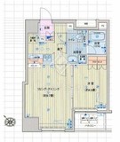 プレール・ドゥーク八丁堀 9階 間取り図