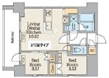 Garden Xavis南蒲田 (ガーデンザヴィス南蒲田) 202 間取り図
