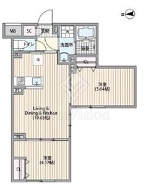 ガーデンヴィラ三軒茶屋 3階 間取り図