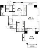 シャルマンコーポ清雅 5階 間取り図