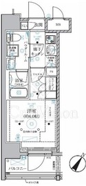 ベルグレード川崎AZ 3階 間取り図