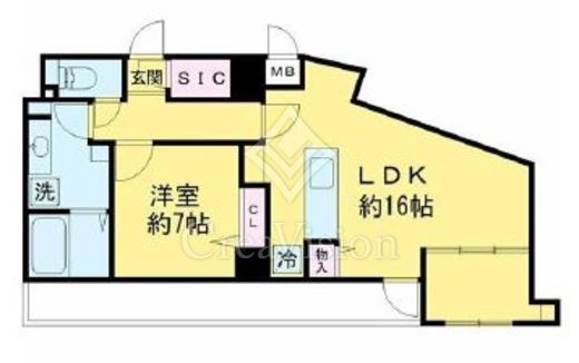 ルミーク根岸 902 間取り図