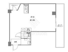 赤坂キャステール 9階 間取り図
