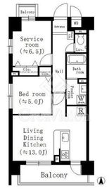 Ｗｈｉｔｅ　Ｓｔｏｒｋ叶屋 402 間取り図