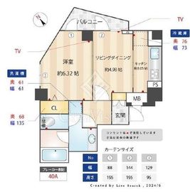 グランステューディオ市ヶ谷薬王寺2 4階 間取り図