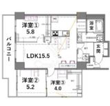 シティコート目黒 4-304 間取り図