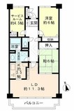カルム赤羽 3階 間取り図