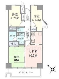 サンリヴァ隅田 305 間取り図