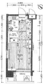 グランド・ガーラ横濱桜木町 7階 間取り図