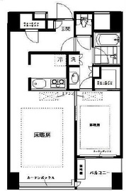 ラ・トゥール新宿 1606 間取り図