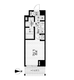 エスティメゾン哲学堂 204 間取り図