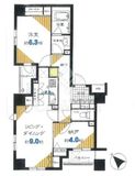 アルカーデンタワー入谷 11階 間取り図