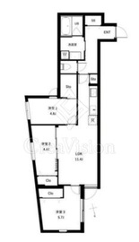 COEUR BLANC西荻窪 102 間取り図