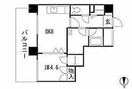 エルスタンザ白金台 303 間取り図