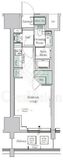 ONE ROOF RESIDENCE TAMACHI (ワンルーフレジデンス田町) 809 間取り図