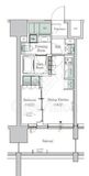 ONE ROOF RESIDENCE TAMACHI (ワンルーフレジデンス田町) 414 間取り図