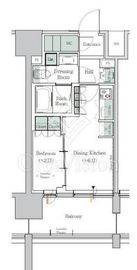 ONE ROOF RESIDENCE TAMACHI (ワンルーフレジデンス田町) 414 間取り図