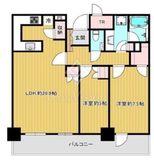 パークタワー西新宿 24階 間取り図