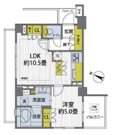 コスモ・イオ桜新町 3階 間取り図