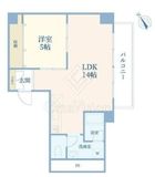 古河松原マンション 12階 間取り図