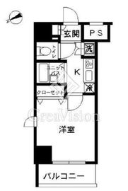 スカイコートヴィーダ五反田ウエスト 2階 間取り図