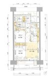 HARUMI FLAG SUN VILLAGE (晴海フラッグ サンヴィレッジ) 9階 間取り図