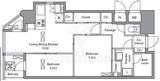 レジディア入谷 805 間取り図