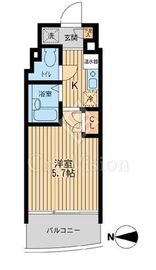 プライムアーバン西大島 1702 間取り図