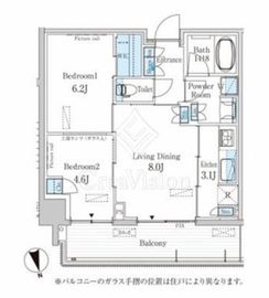 パークアクシス柏の葉 12階 間取り図