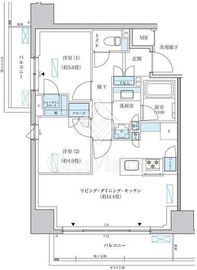 パークアクシス池袋イースト 902 間取り図