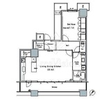 ザ・東京タワーズ ミッドタワー 23階 間取り図