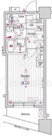 グランド・ガーラ横浜新子安 7階 間取り図