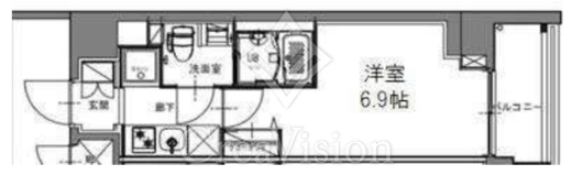 S-RESIDENCE横濱吉野町 (エスレジデンス横濱吉野町) 404 間取り図