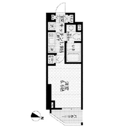 エスティメゾン哲学堂 405 間取り図