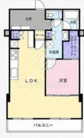 代々木グランドコーポラス 5階 間取り図