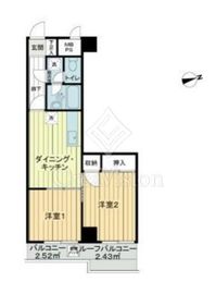ライオンズマンション東長崎 2階 間取り図